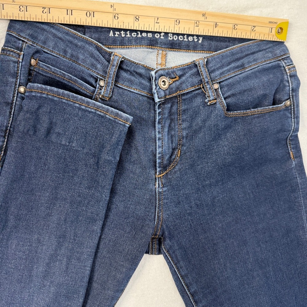 Articles of Society Dark Wash Denim Skinny Jeans Women's - Picture 7 of 15